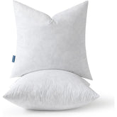MIULEE Feather Mix Pillow Inserts 16x16 Inch Set of 2